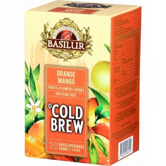Basilur cold brew narancs-mangó tea 20filter