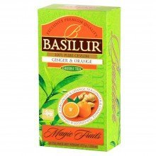 Basilur magic fruits gyömbér-narancs tea 25 filter 25db