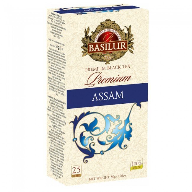 Basilur premium assam fekete tea 25 filter 50g