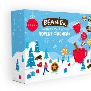 Beanies adventi naptár instant kávéval 188g