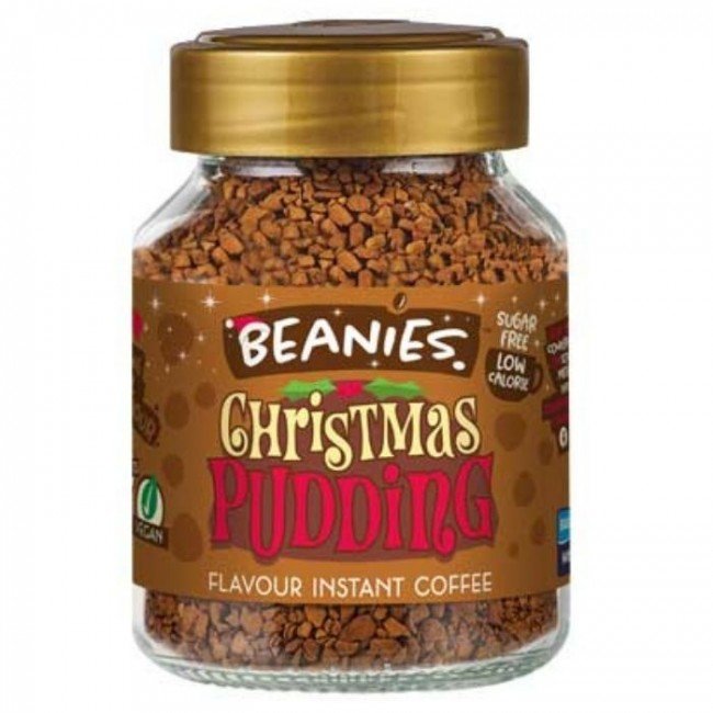 Beanies instant kávé christmas pudding 50g