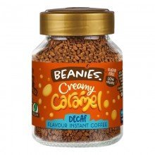 Beanies instant kávé karamell koffeinmentes 50g