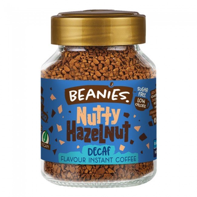 Beanies instant kávé mogyorós koffeinmentes 50g