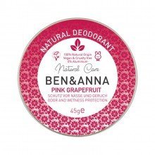 Ben&anna natúr tégelyes krémdezodor pink grapefruit 45g