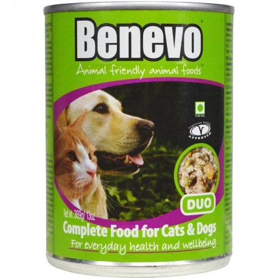 Benevo Duo vegán nedvestáp kutyáknak és macskáknak 350g Benevo Duo vegán nedvestáp kutyáknak és macskáknak 350g