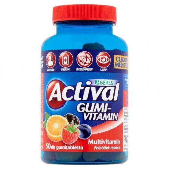 Béres actival gumivitamin felnőtt 50db