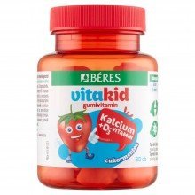 Béres vitakid kalcium+d3 vitamin gumivitamin 30db