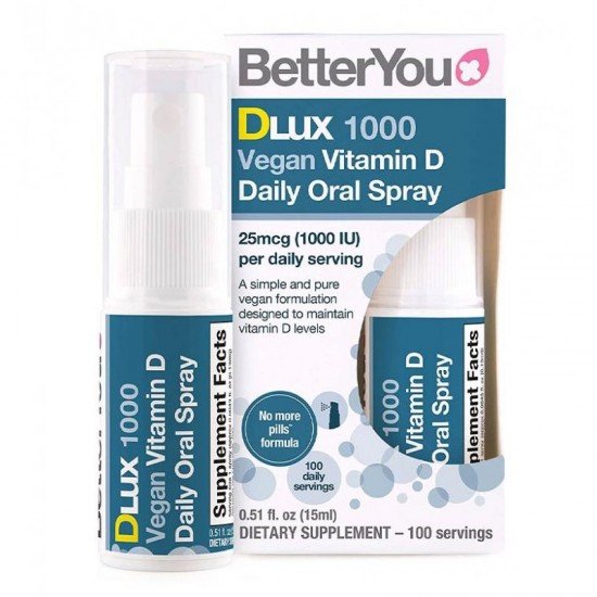 Better You dlux 1000 vegan d3-vitamin szájspray 15ml