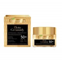 Bielenda Golden Ceramides Emelő és regeneráló ránctalanító arckrém 50+ nappali/éjszakai 50ml