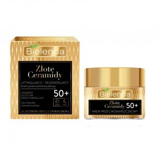 Bielenda Golden Ceramides Emelő és regeneráló ránctalanító arckrém 50+ nappali/éjszakai 50ml Bielenda Golden Ceramides Emelő és regeneráló ránctalanító arckrém 50+ nappali/éjszakai 50ml