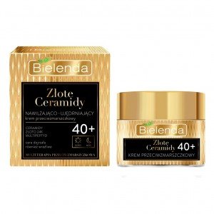 Bielenda Golden Ceramides Hidratáló és feszesítő ránctalanító arckrém 40+ nappali/éjszakai 50ml