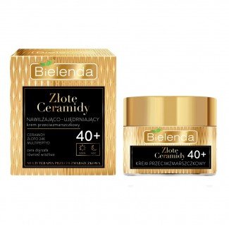 Bielenda Golden Ceramides Hidratáló és feszesítő ránctalanító arckrém 40+ nappali/éjszakai 50ml Bielenda Golden Ceramides Hidratáló és feszesítő ránctalanító arckrém 40+ nappali/éjszakai 50ml