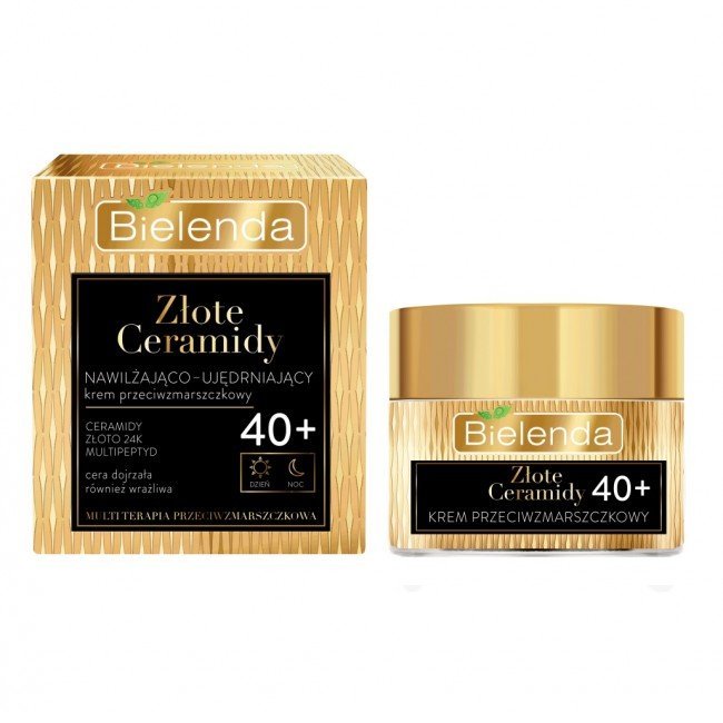 Bielenda Golden Ceramides Hidratáló és feszesítő ránctalanító arckrém 40+ nappali/éjszakai 50ml