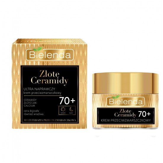 Bielenda Golden Ceramides Ultra javító ránctalanító arckrém 70+ nappali/éjszakai 50ml