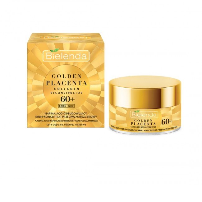 Bielenda Golden Placenta feszesítő és helyreállító ránctalanító krémkoncentrátum 60+ nappali/éjszakai 50ml