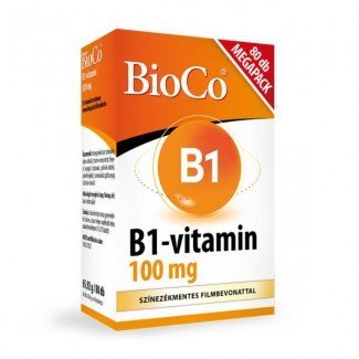 Bioco b1-vitamin 100mg tabletta 80db