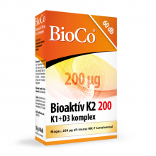 Bioco bioaktív k2 200 k1-d3 vitamin 60db