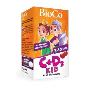 Bioco C+D3 Kid Cseresznye Tabletta 90db