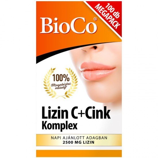Bioco lizin c+cink komplex 100db