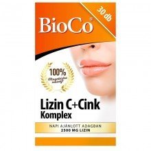 Bioco lizin c+cink komplex 30db