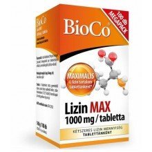 Bioco lizin max 1000mg megapack 100db
