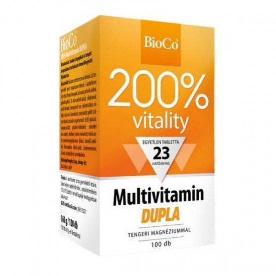 Bioco multivitamin dupla 200% tabletta 100db