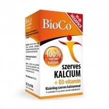 Bioco szerves kalcium+d3 vitamin tabletta 90db