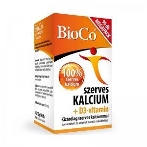 Bioco szerves kalcium+d3 vitamin tabletta 90db Bioco szerves kalcium+d3 vitamin tabletta 90db