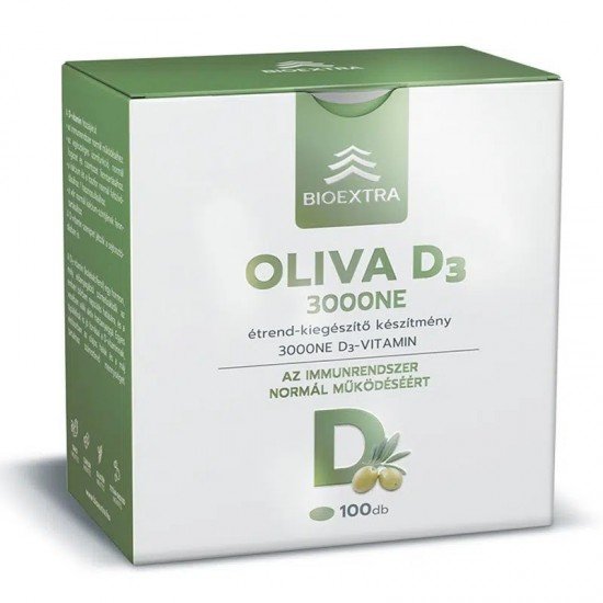Bioextra oliva-d3 3000ne kapszula 100db Bioextra oliva-d3 3000ne kapszula 100db