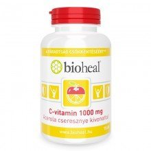Bioheal c-vitamin 1000mg +acerola tabletta 70db