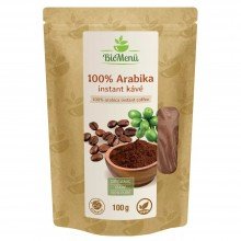 Biomenű bio 100% arabica instant kávé 100g