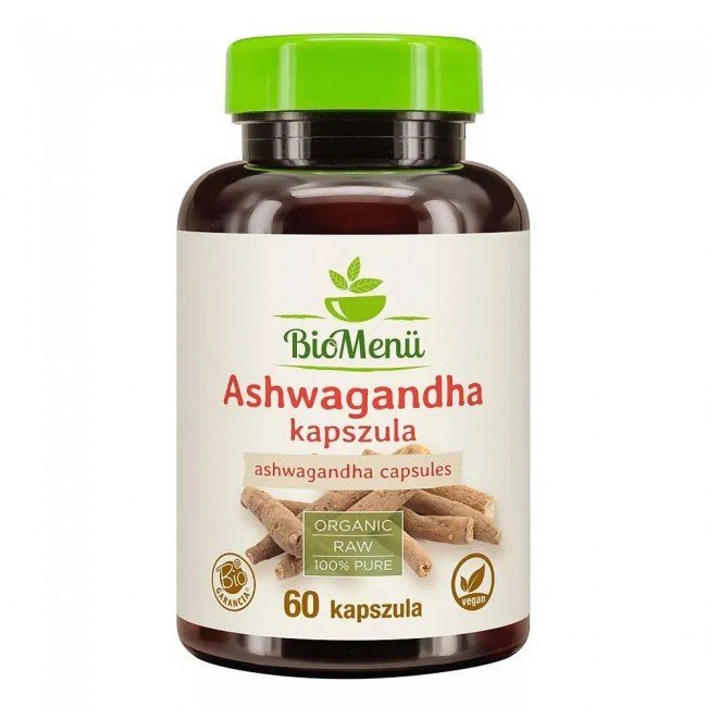 Biomenü bio ashwagandha kapszula 60db Biomenü bio ashwagandha kapszula 60db