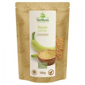 BioMenü BIO BANÁN pehely 125g BioMenü BIO BANÁN pehely 125g