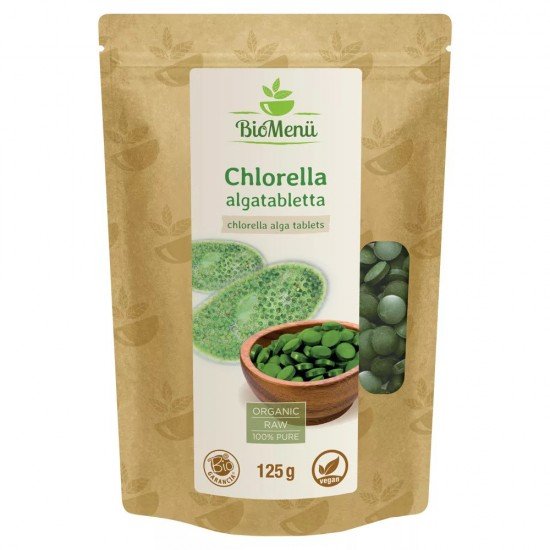 Biomenű bio chlorella tabletta 125g