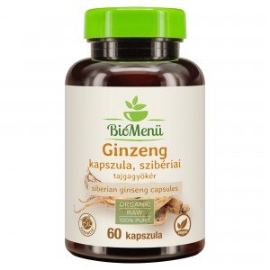 BioMenü BIO GINZENG kapszula szibériai 60db