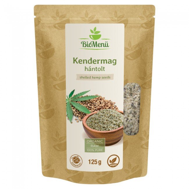 Biomenü bio kendermag hántolt 125g