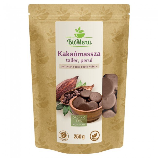 Biomenü bio perui kakaó massza tallér 250g