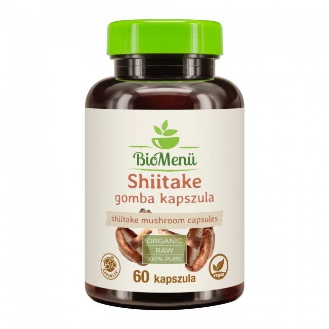 BioMenü BIO SHIITAKE gomba kapszula 60db