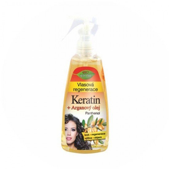 Bione cosmetics keratin+argánolaj hajregeneráló spray 260ml