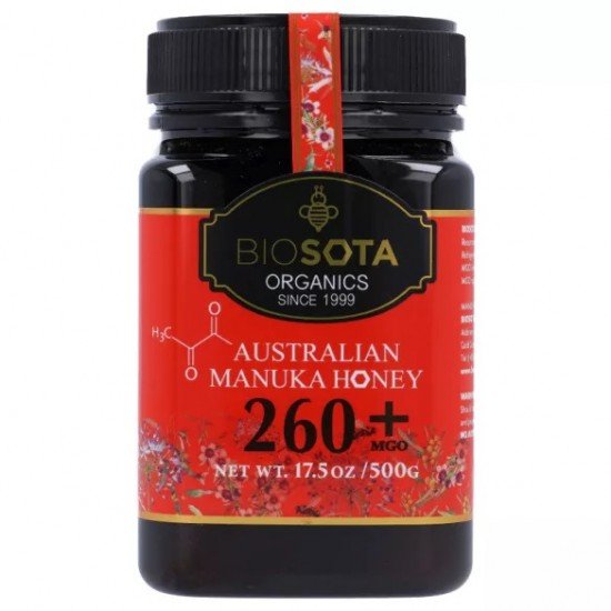 Biosota bio manuka méz MGO 260+ 500g