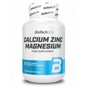Biotech calcium-zinc-magnesium tabletta 100db Biotech calcium-zinc-magnesium tabletta 100db