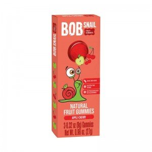 Bob-snail gyümölcszselé alma-meggy 27g