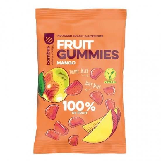 Bombus fruit gummies mangós cukorkák 35g