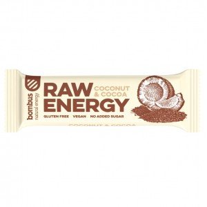 Bombus nyers szelet kókusz-kakaó ízű 50g