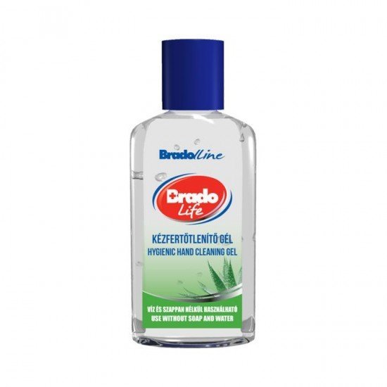 Bradolife kézfertőtlenítő gél aloe vera 50ml