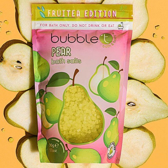 Bubble T Körte relaxáló fürdősó 500g