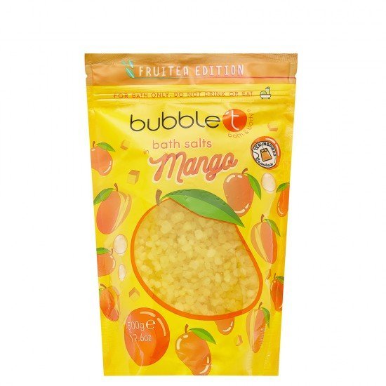 Bubble T Mangó relaxáló fürdősó 500g