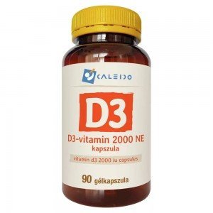Caleido D3-vitamin 2000NE gélkapszula 90db
