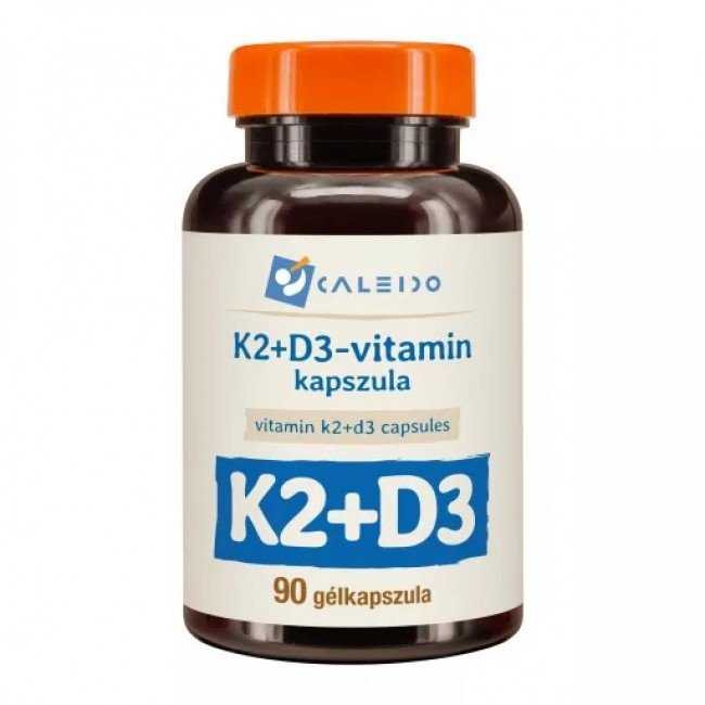 Caleido K2 + D3-VITAMIN gélkapszula 90db Caleido K2 + D3-VITAMIN gélkapszula 90db