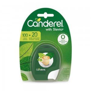 Canderel stevia alapú édesítőszer tabletta 100+20db-os 120db